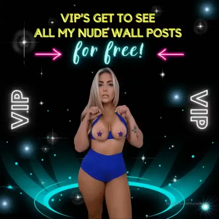 Join my explicit vip page and get my nude wall pics and clips for free part 2 