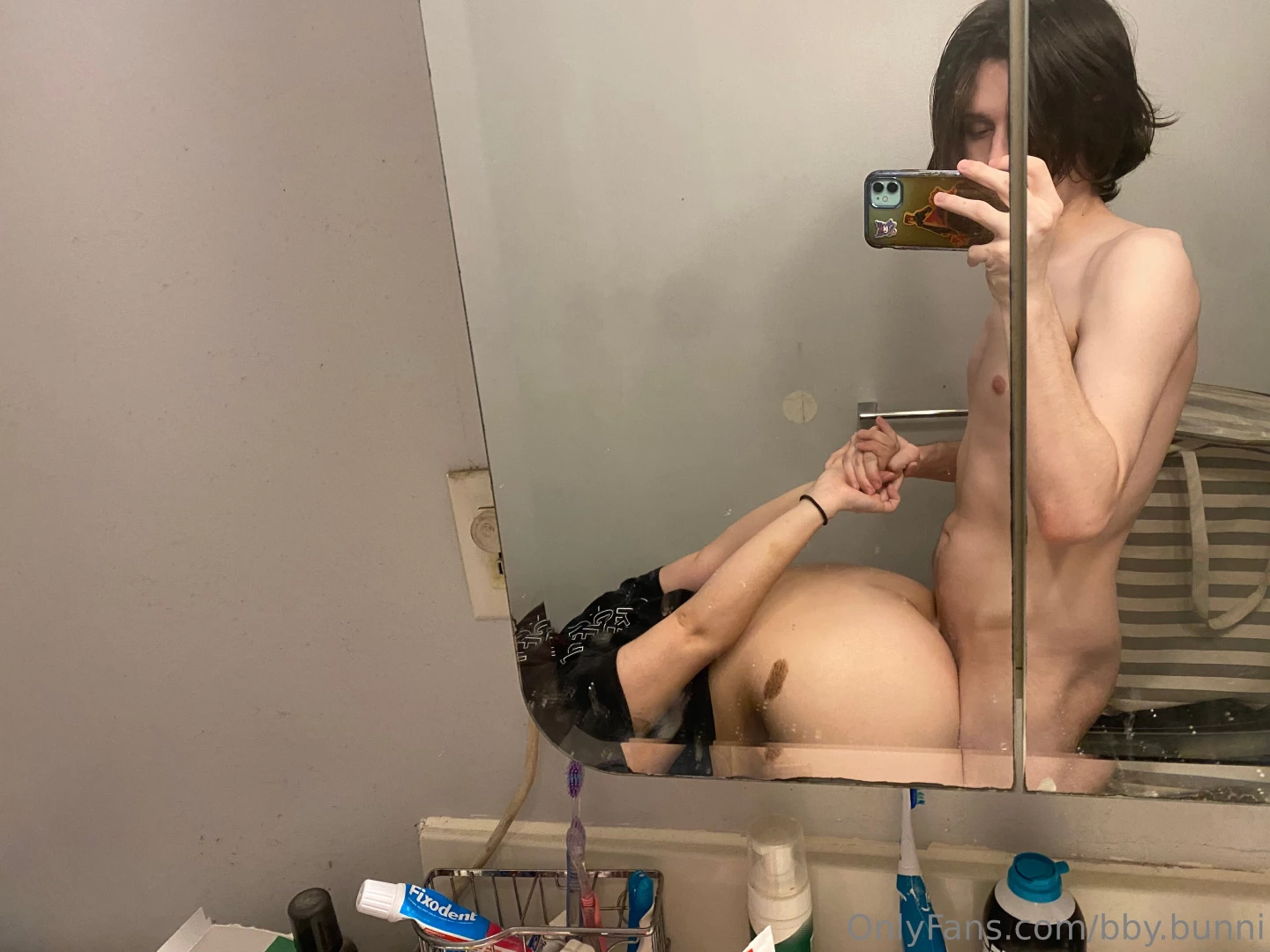 Swipe to watch me get filled up we had to be extra quiet so no one part 1 