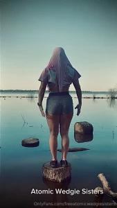 Wedgie sisters are adventurous by nature seizing the opportunity to