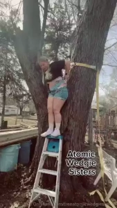 Gracie ends up hanging in a wedgie for longer than expected but that s