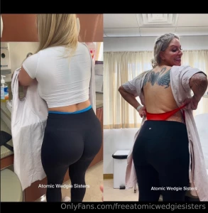 The wedgie sisters do everything together even schedule their yearly