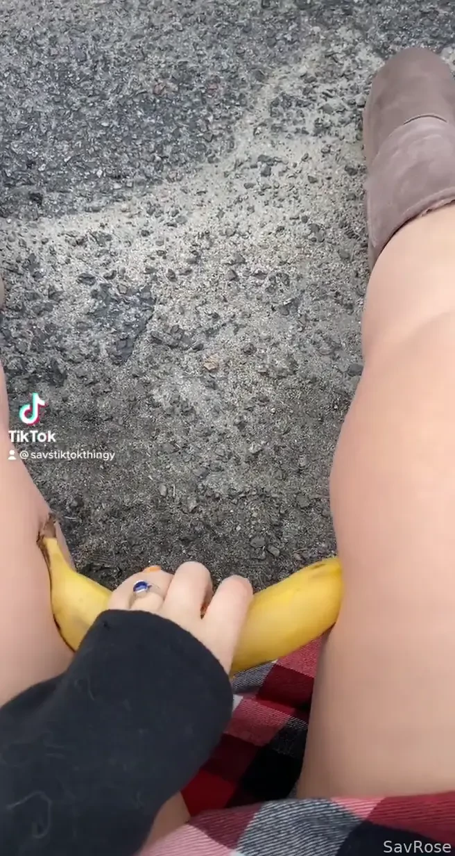 Here s a random old tiktok for u this morning dildo outdoors savrose 