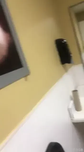 Pov i send you naughty vids from the bathroom at work savrose public 