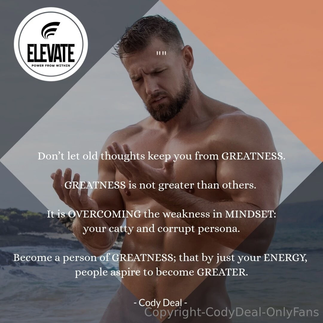 The world needs your greatness this is the gift in every man to be 