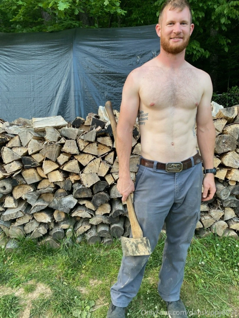 None of this wood was split with this axe 