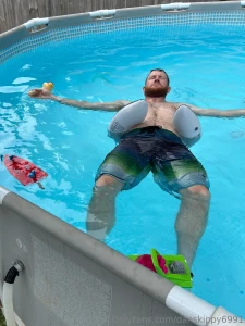 You can t see it very good but my dick is floating in the perfect