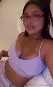 Pretty in glasses