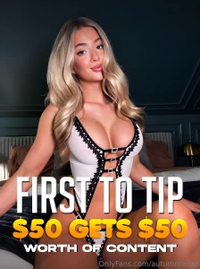 Be nbsp the nbsp first one there can only be one - first to tip 50