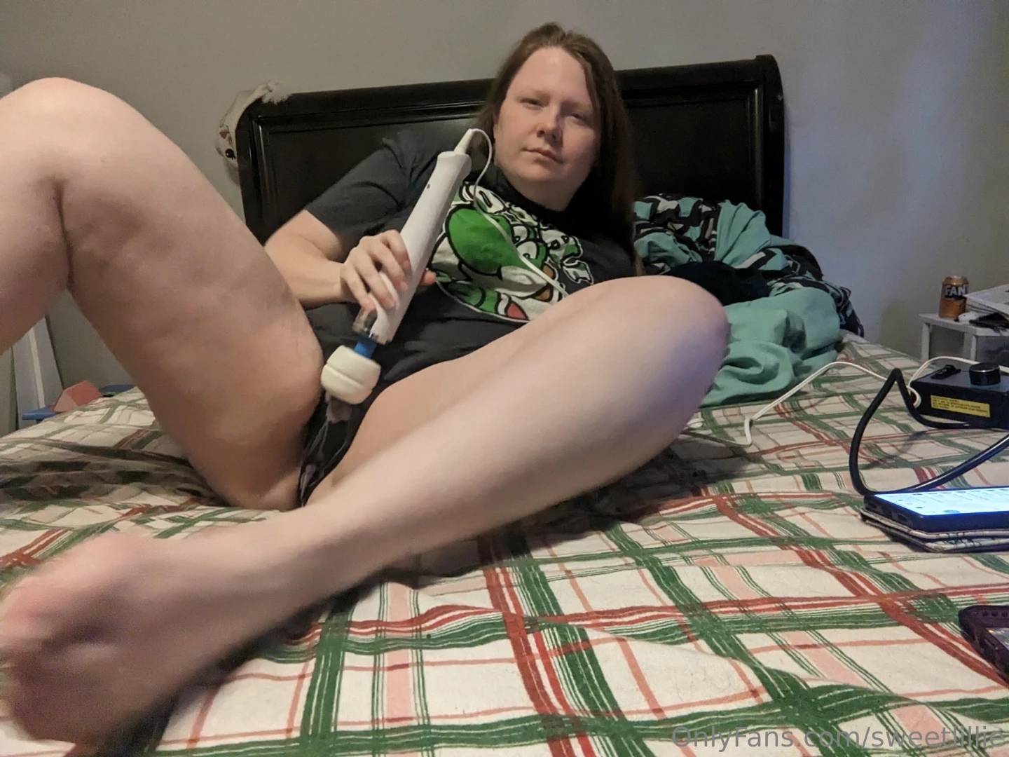 sweetlillie1 - I needed to cum and wanted to see how powerful my new toy is well it 