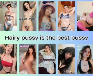 Isn t hairy pussy just the best pussy 50 mins of content models part 1