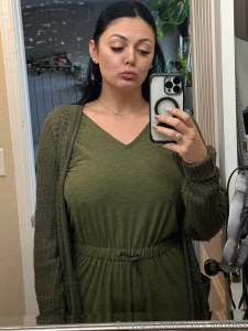 Comfy cloths today headed to the grocery store with these hard nipples