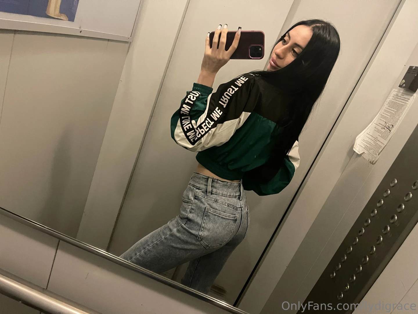 Love these jeans they accentuate my sweet ass really well 