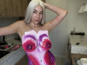 Body art is an art where the body becomes the canvas body art is not