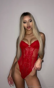 Baby does your dick really turn on when it sees me in red lingerie