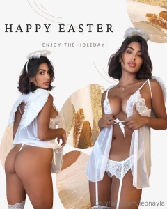 Happy easter my beloved bunnies my unbelievably beautiful angelic look