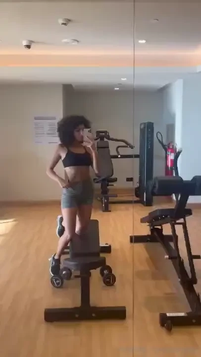 Just wrapped up a killer workout session rate my fitness game from 1 