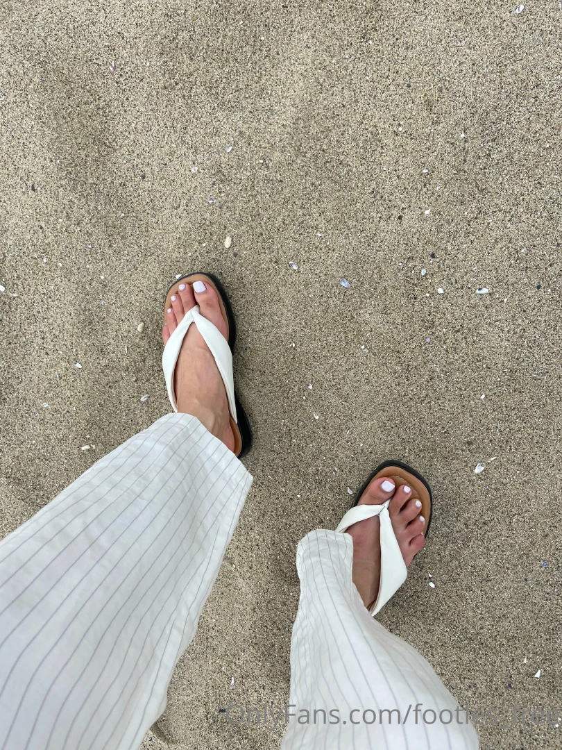 Taking these sandals off pronto so i can feel the sand simulating the 