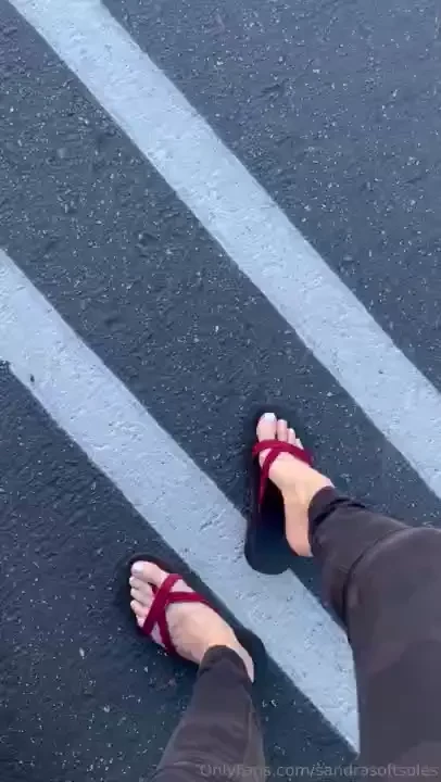 Need some help relaxing i hope jerking off to my flip flop feet will part 2 