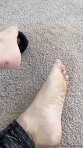 Little sock reveal and sole scrunch for you do you like to smell socks