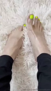 Sometimes it s just nice to feel something soft against your feet you