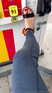 Pumping gas while taking these not-so-stealthy videos