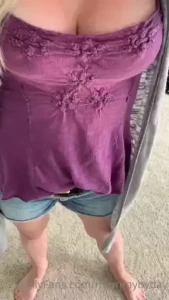 I hope my neighbors enjoyed the braless view today