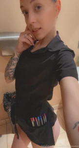 Being a naughty girl at work part 1