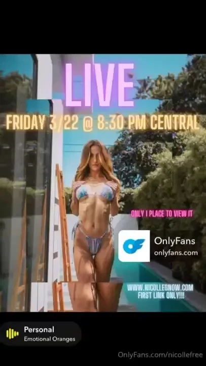 Live tomorrow 8 30pm central on nicollesnow 