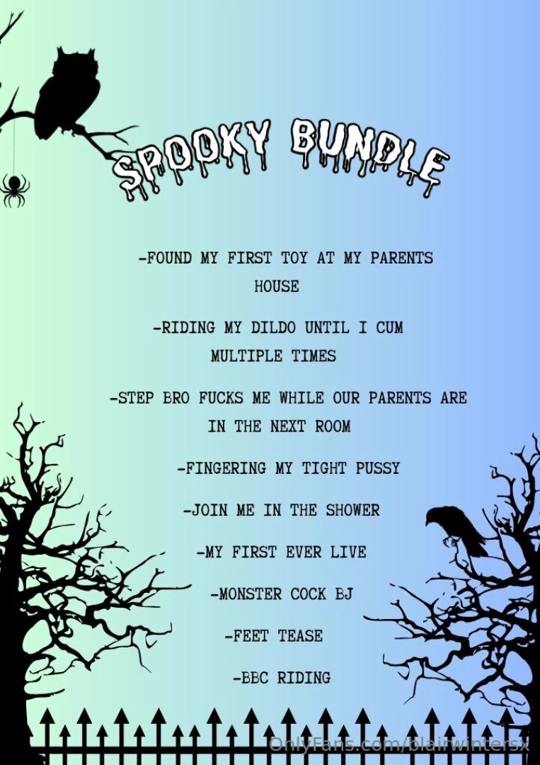 Spooky super sale last chance to get this bundle please tip to receive 