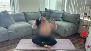 Nude yoga masturbation today i ll be your yoga instructor i ll guide