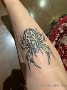 To celebrate being on of for a year i went out and got another tattoo