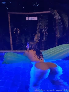 Join me in the pool to finish the sentence in my dms