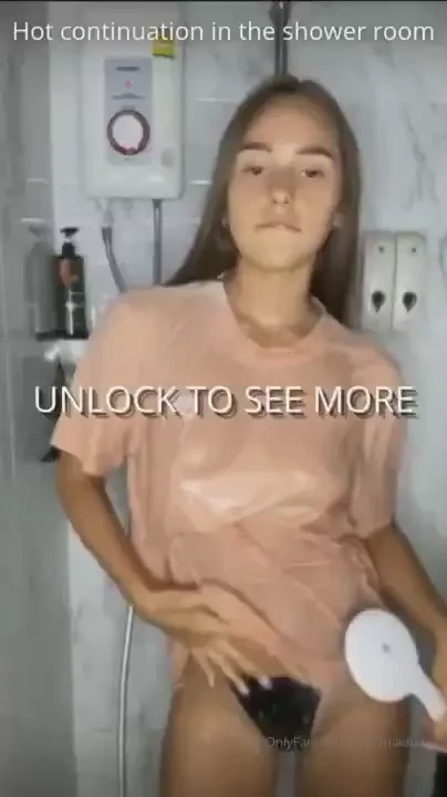 Wet striptease with a surprise probably fed up with the usual part 1 