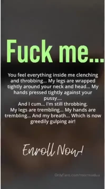 You feel everything inside me clenching and throbbing my legs are part 1 