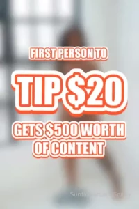 Tip me 20 for 500 worth of content right now baby part 1