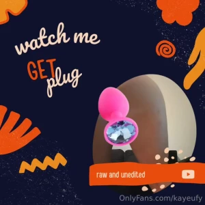 Time for my plug debut you ll see lots of my new plug toy and lots of