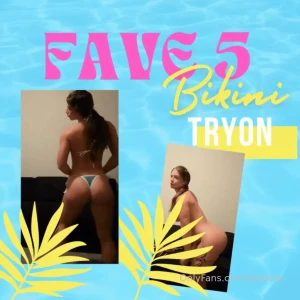 Summer bikini tryon uncensored w bare tits 5 bikinis bare ass i have