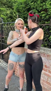 Martaklintasteel and i need to help each other apply sunscreen