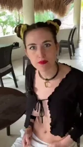 Encounter of the reptilian kind watch as she gets excited and releases