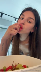 Okay important question strawberries or grapes