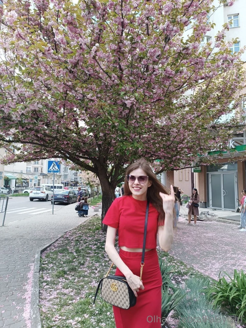 Sakura and tulips blooming in the third picture i was just fixing my 