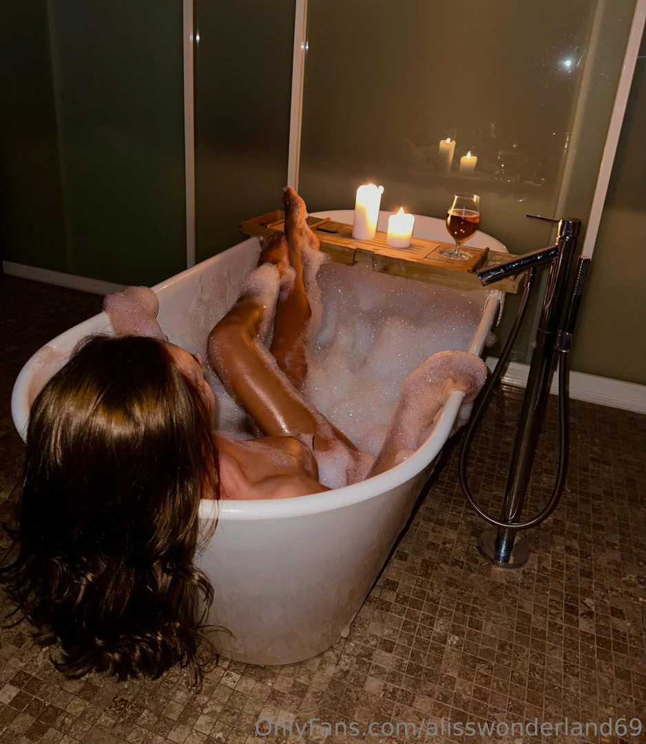 Having a drink in the hot tub to relax after a long day how s your 