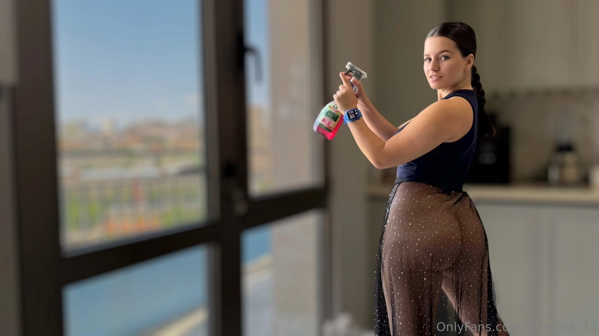 They say cleaning is serious business i just add a bit of transparency 