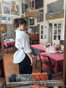 Who said artists can t be sexy white shirt mountain on the canvas and part 1