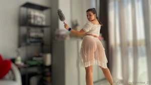 Dust wiped glass shining and the skirt acting way too cheeky did i part 1