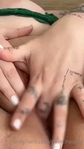 Preview for first fingering in 2 years i just got my acrylic nails off