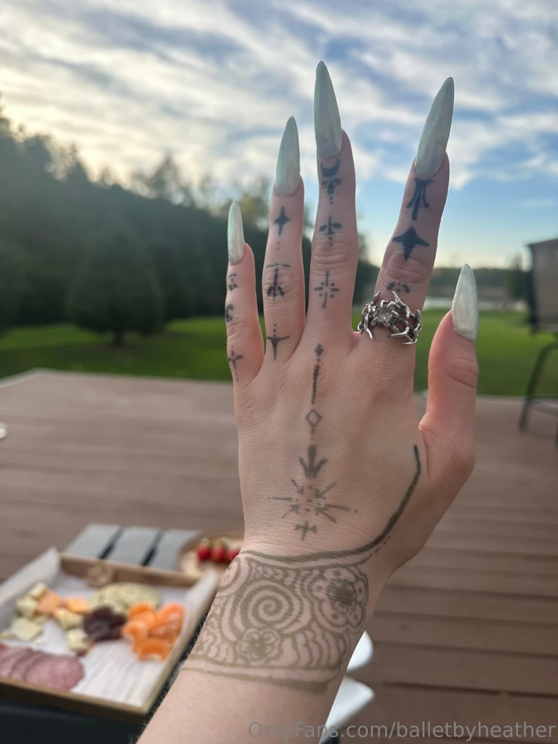 Did some jagua painting on myself over the weekend what do you guys 