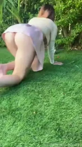 I m practicing my puppy tricks but i got very shy and failed to pee on