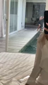 Pool man is here currently he is cleaning the pool i wanna fuck him he