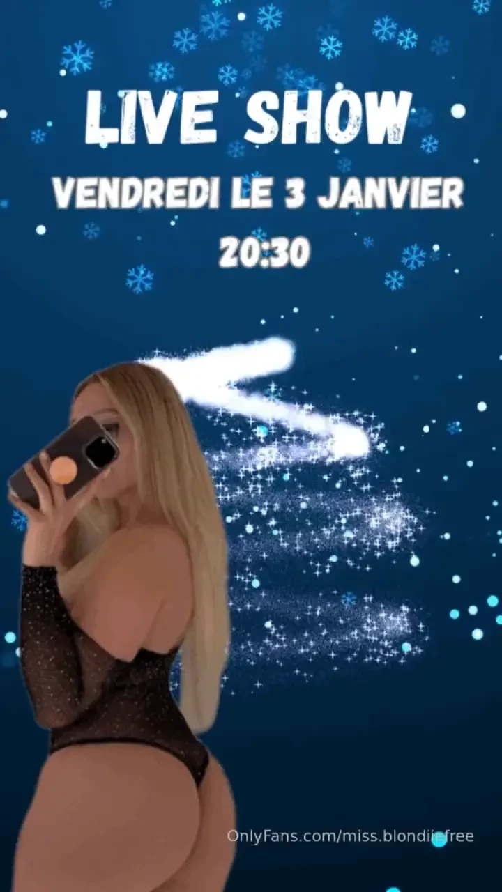 Live demain sur miss blondiie7 